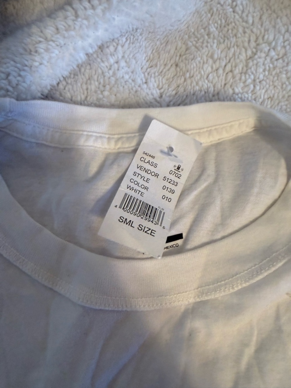 PacSun White Graphic Tee with Pastel Sky Panels - Picture 3 of 7